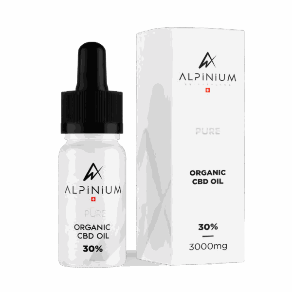 Huile CBD Alpinium Pure Organic (10 ml)