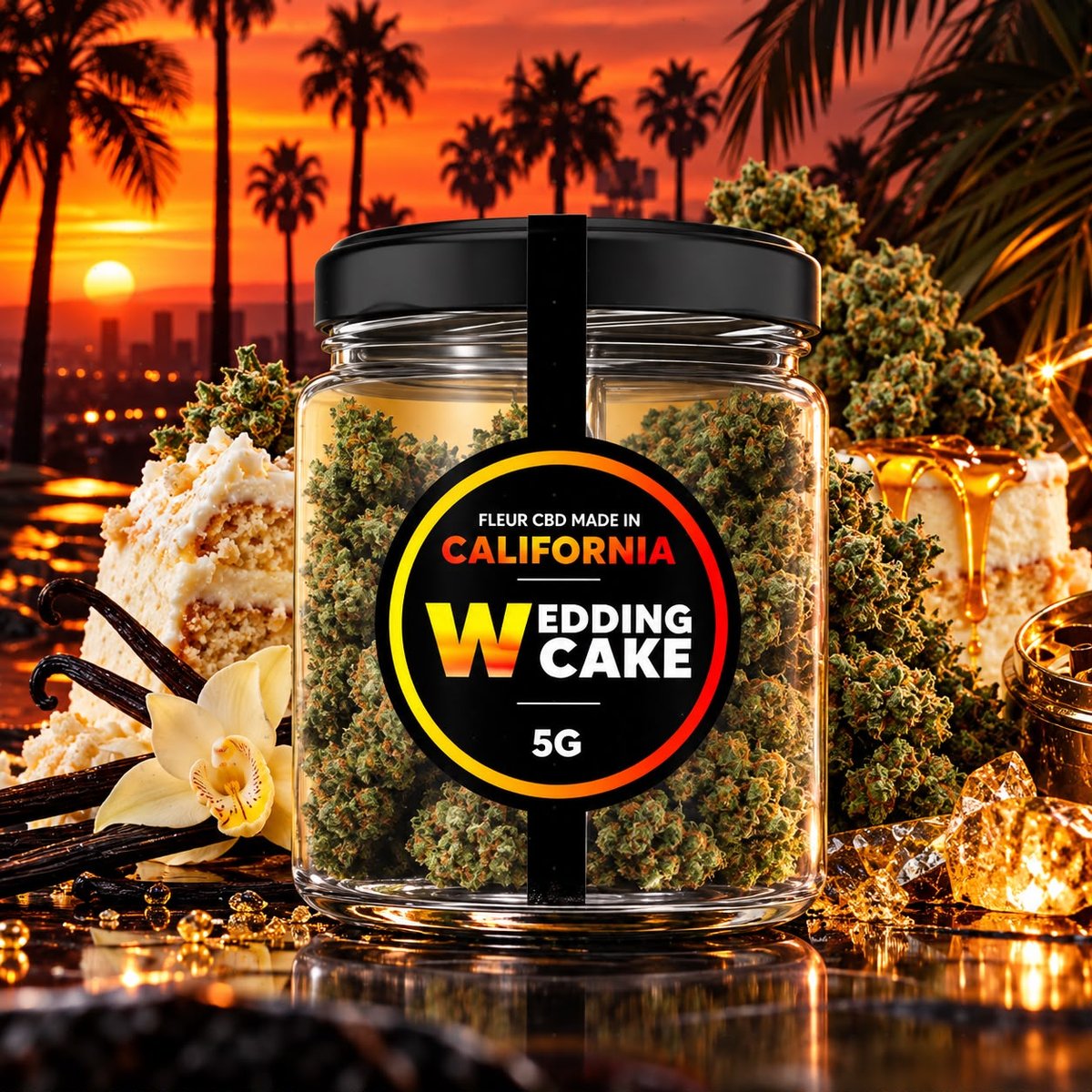 Fleur CBD Cocori Kush California – Wedding Cake