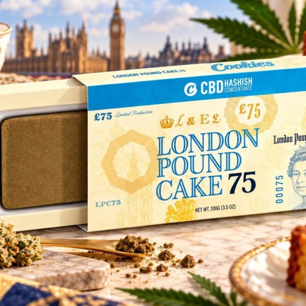 Hash CBD Cookies – London Pound Cake 75 (100 g)