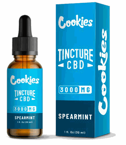 Huile CBD Cookies Tincture 3000 mg – Spearmint (30 ml)