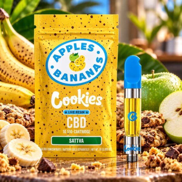 Cartouche CBD Cookies – Apples & Bananas (1 ml)