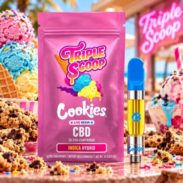 Cartouche CBD Cookies – Triple Scoop (1 ml)