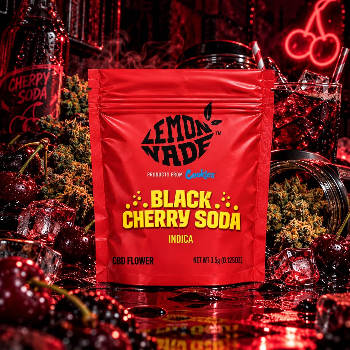 Fleur CBD Lemonnade – Black Cherry Soda (3,5 g)