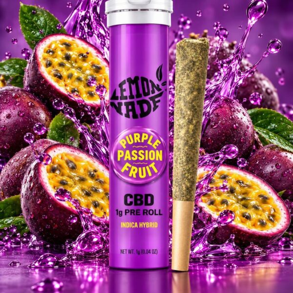Pre-roll CBD Lemonnade – Purple Passion Fruit (1 g)