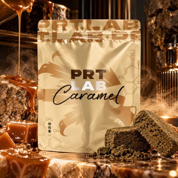 Résine CBD PRT Lab – Caramel (3.5 g)