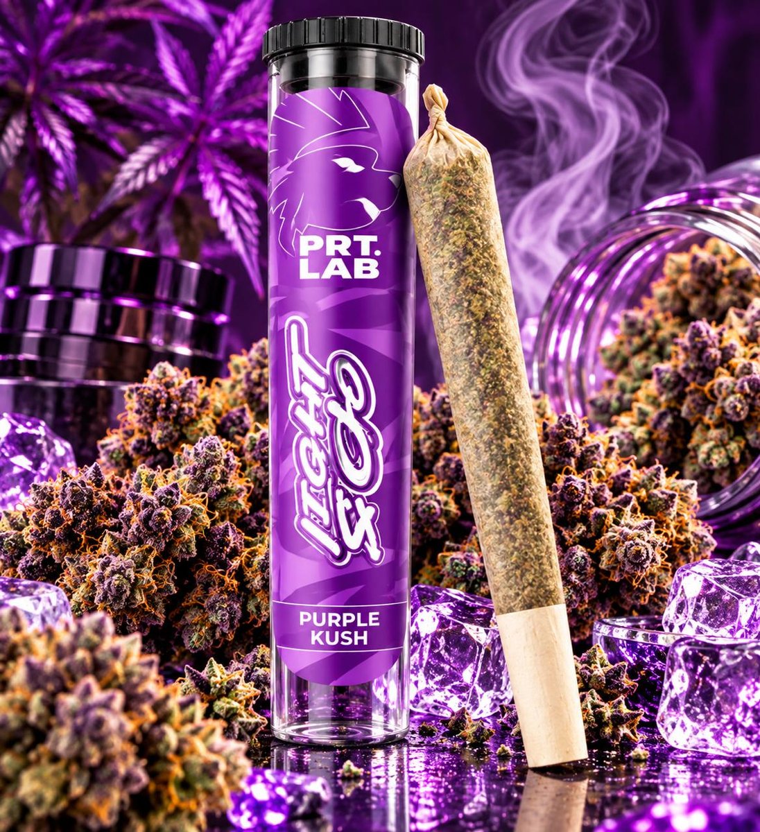 Pre-roll CBD PRT Lab – Purple Kush – Image 2