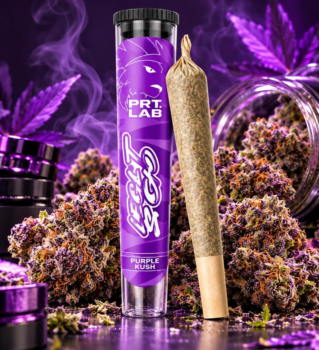 Pre-roll CBD PRT Lab – Purple Kush