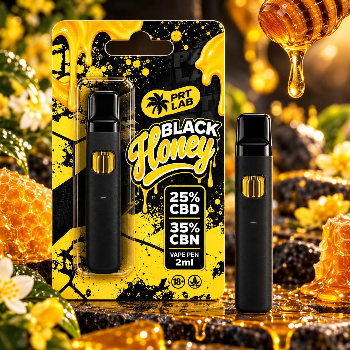 Puff CBD PRT Lab – Black Honey (2 ml)