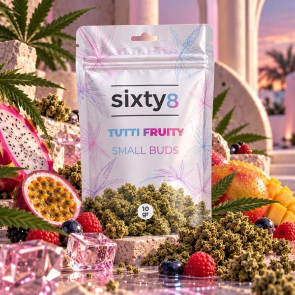 Small Buds CBD Sixty8 – Tutti Fruity (10 g)