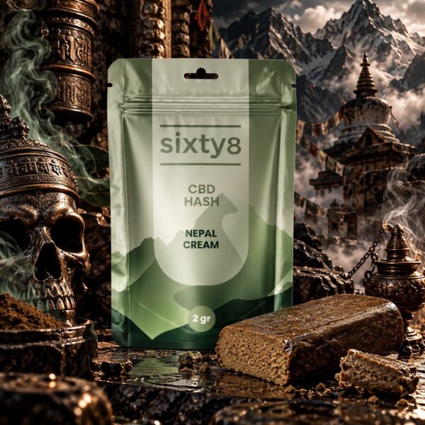 Hash CBD Sixty8 – Nepal Cream