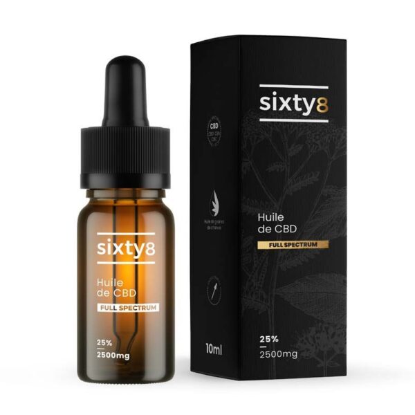 Huile CBD Sixty8 Full Spectrum (10 ml)