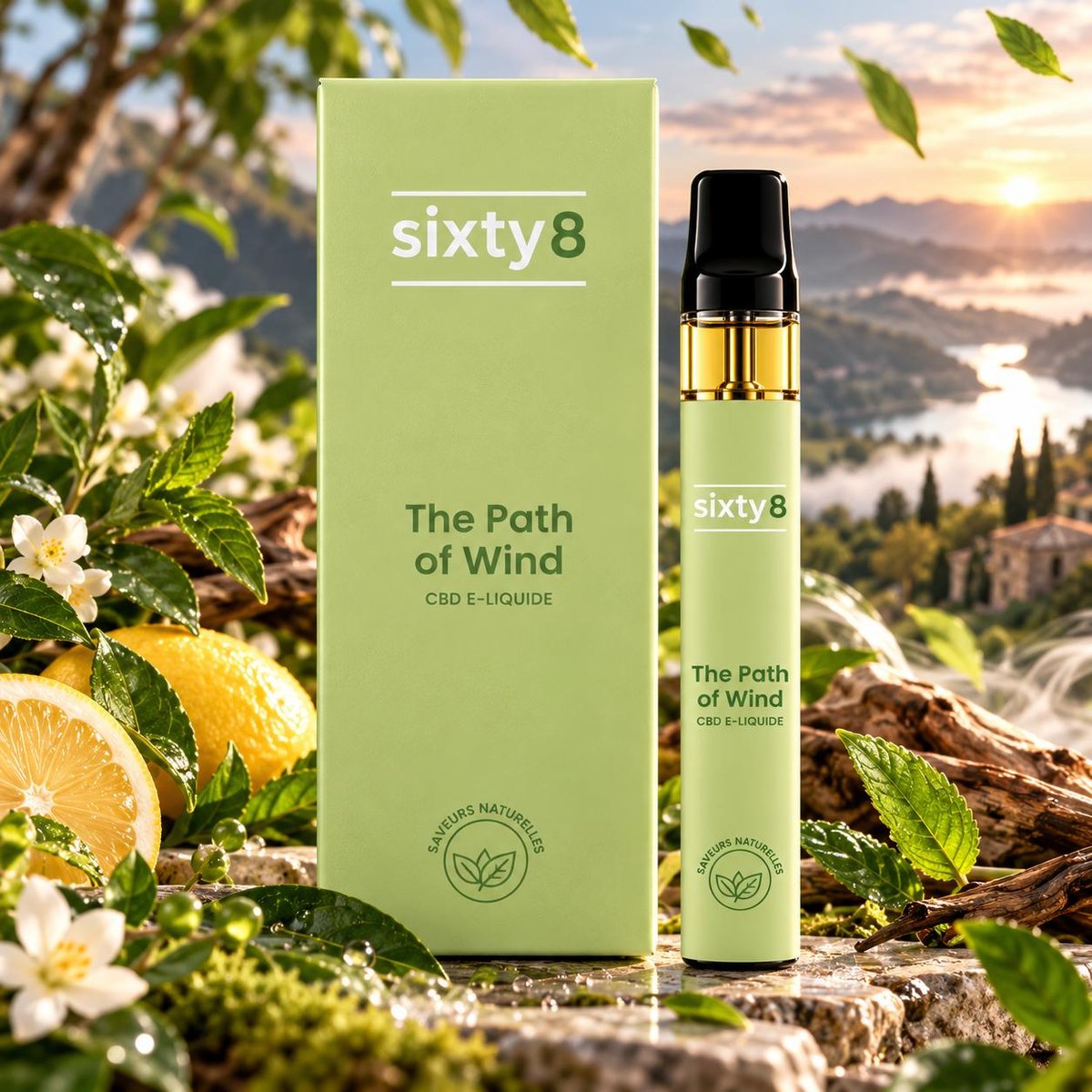 E-liquide CBD Sixty8 – The Path of Wind