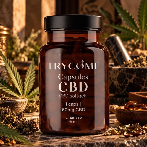 Capsules CBD Trycome – Chanvre (30 capsules)