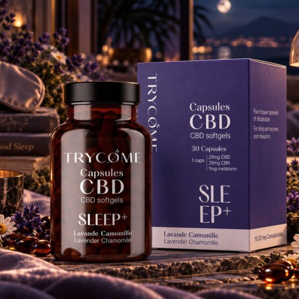 Capsules CBD Trycome Focus Sleep+ (30 capsules)