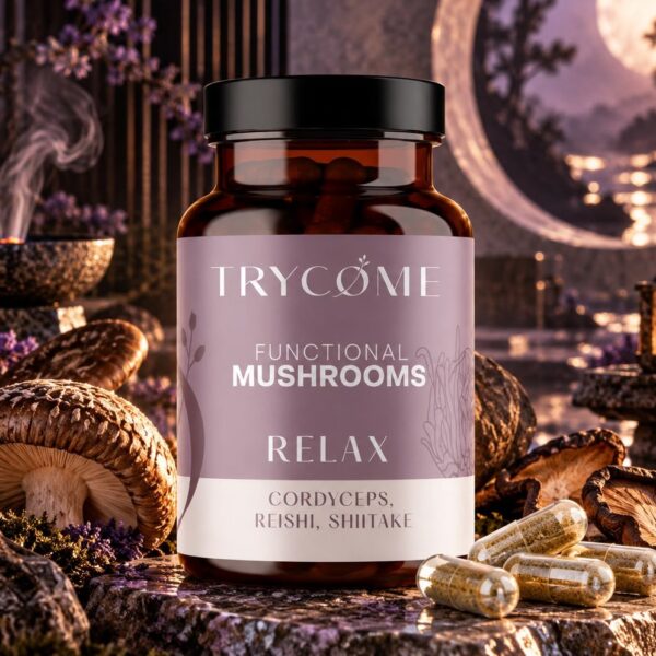 Gélules Functional Mushrooms Trycome – Relax (30 gélules)