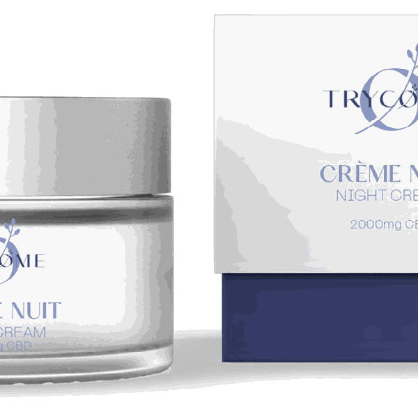 Crème de nuit CBD Trycome (50 ml)