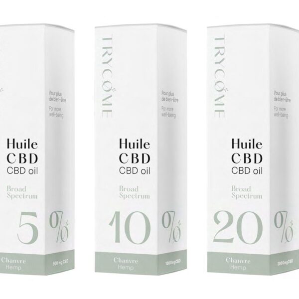 Huile CBD Trycome Broad Spectrum (10 ml)