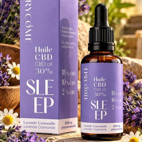 Huile CBD Trycome Focus – Sleep (10 ml)