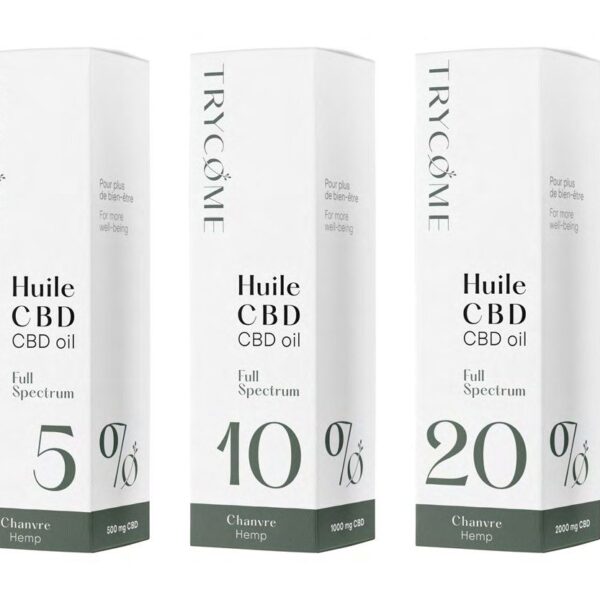 Huile CBD Trycome Full Spectrum (10 ml)